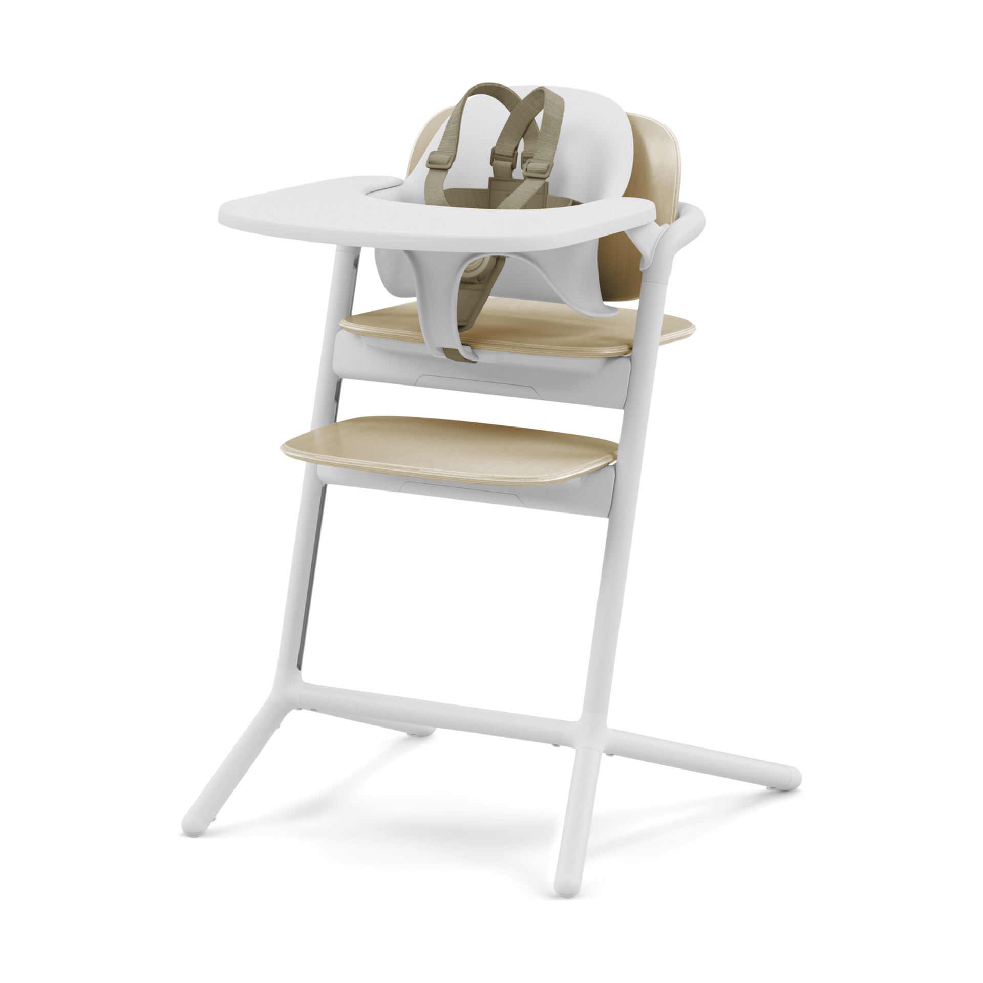 Cybex LEMO 2 High Chair 3-in-1 Set - Sand White.
