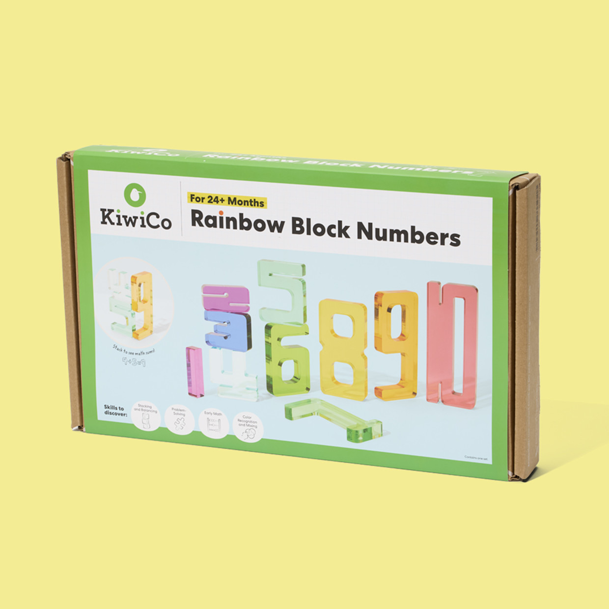 KiwiCo Rainbow Block Numbers.