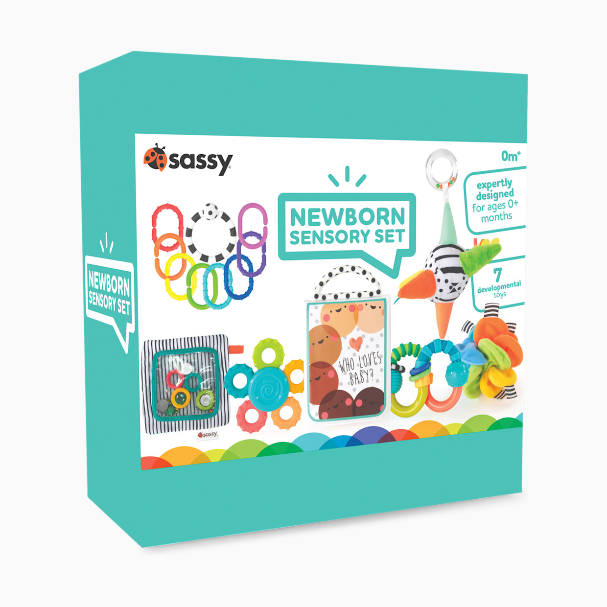 Sassy Newborn Sensory Toys Gift Set.