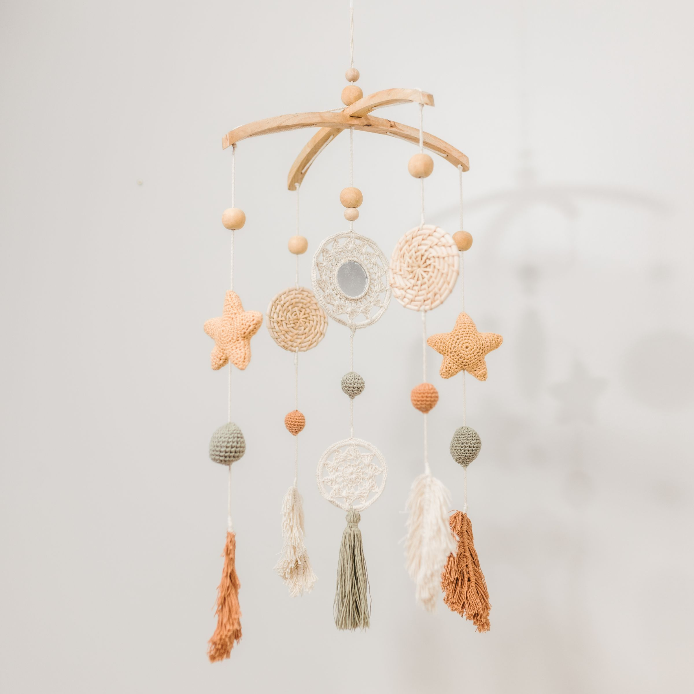 Crane Baby Willow Leaf Ceiling Hanging.