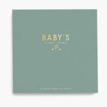 Lucy Darling Baby Memory Book – Celestial Skies | Luxury Baby First Year Book & Photo Album | Gender Neutral Keepsake Journal for Milestones, Memories & Photos | Thoughtful Pregnancy Gift