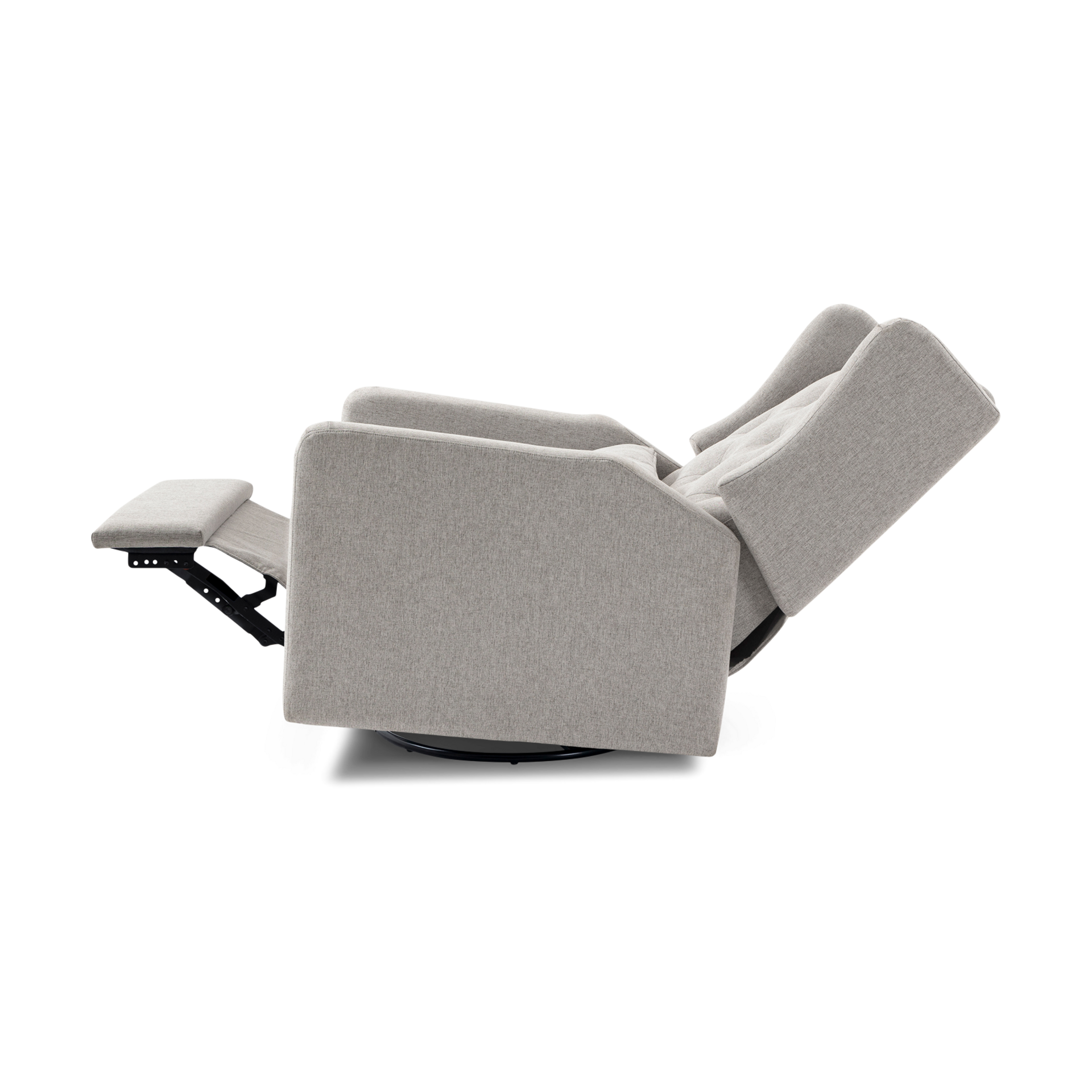 daVinci Everly Recliner and Swivel Glider - Performance Grey Eco Weave.