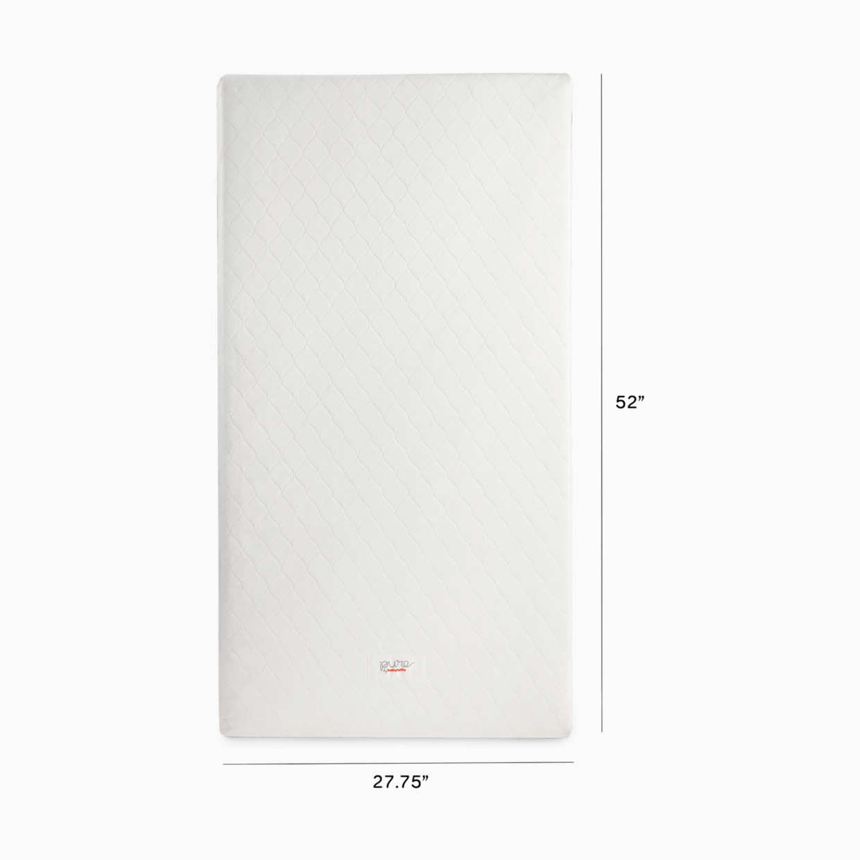 babyletto Pure Core Crib Mattress with Hybrid Waterproof Cover.