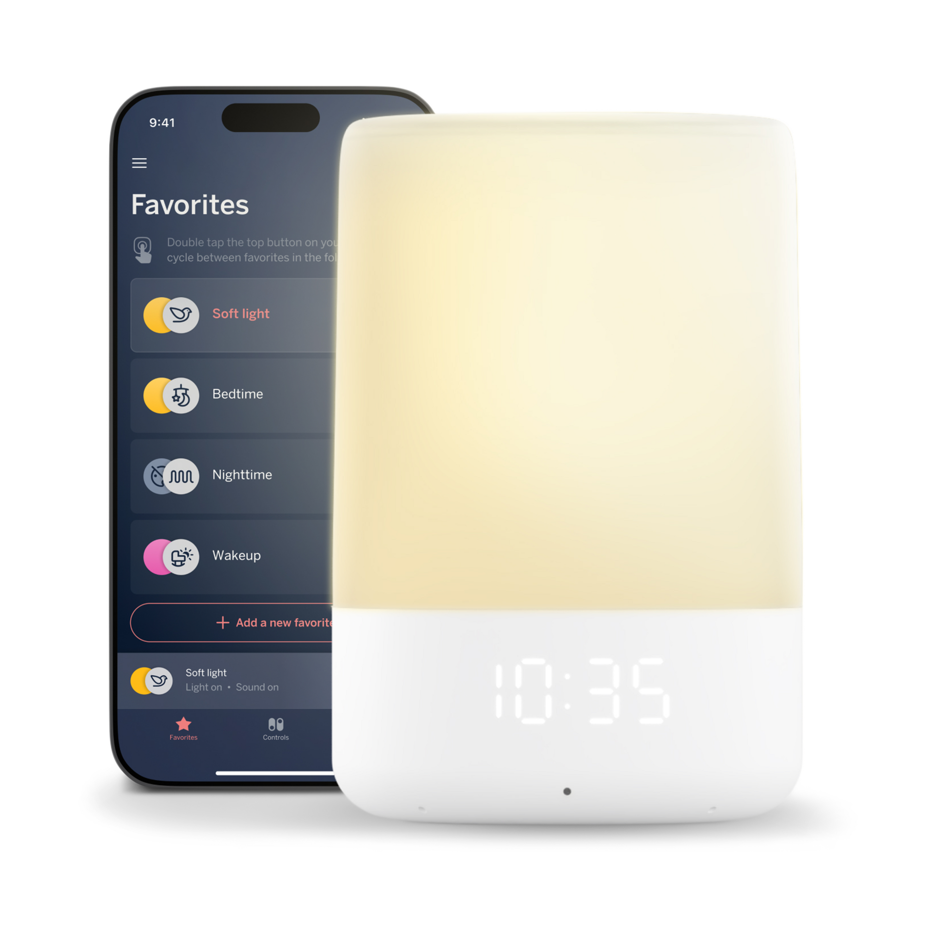 Nanit Sound Machine and Night Light.