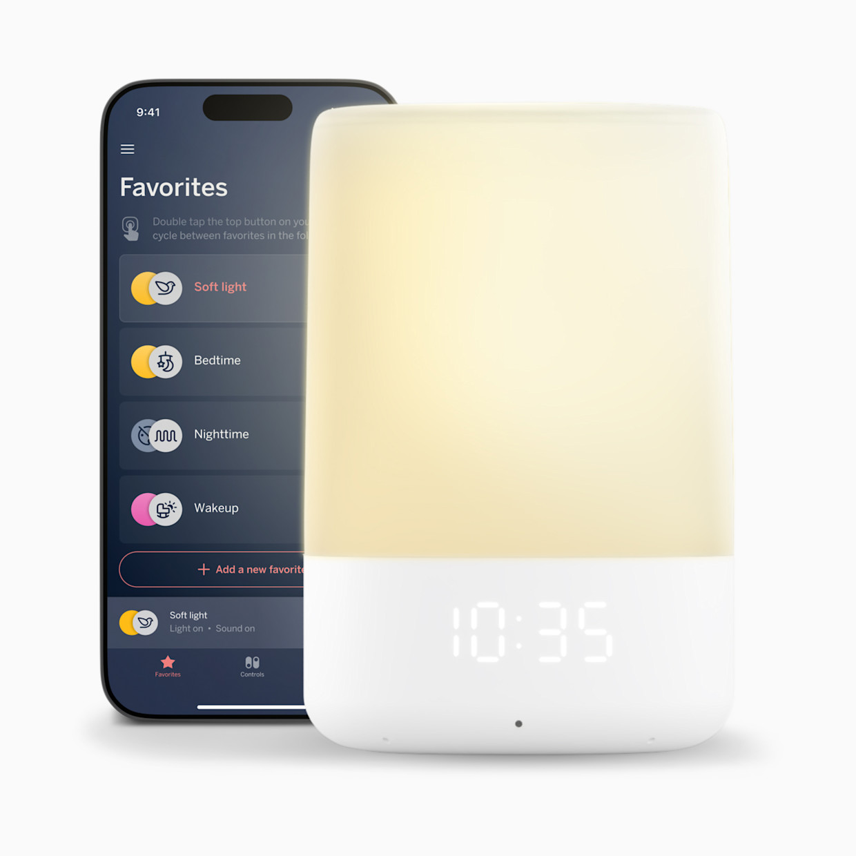 Nanit Sound Machine and Night Light.