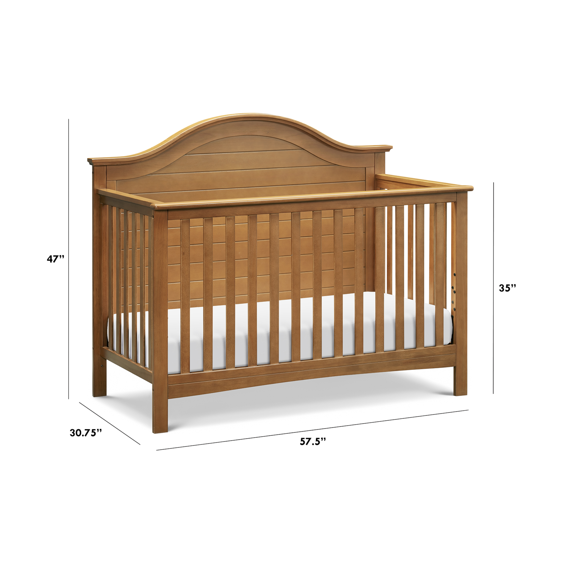 Carter's by DaVinci Nolan 4in1 Convertible Crib Chestnut Babylist