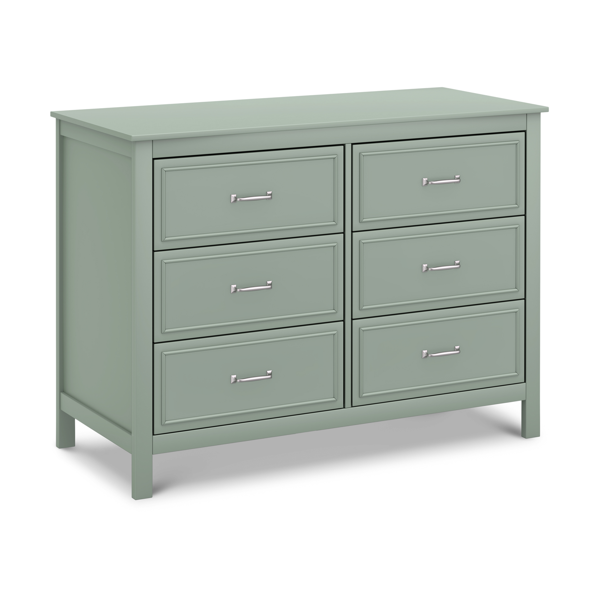 daVinci Charlie 6-Drawer Double Dresser - Light Sage.