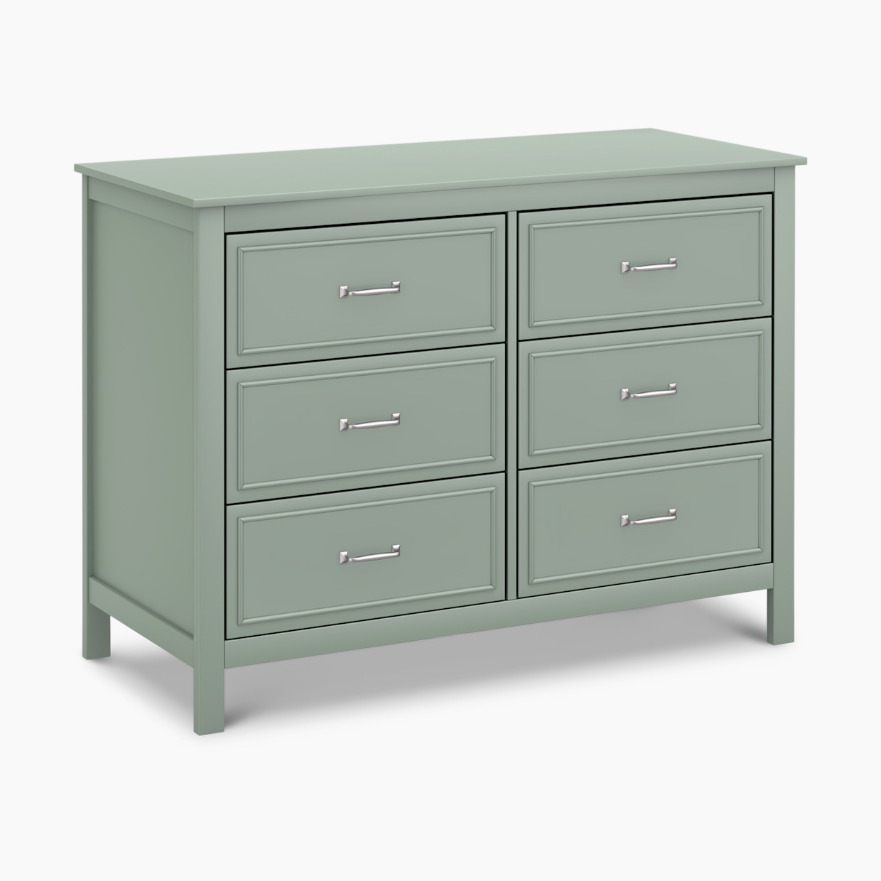 daVinci Charlie 6-Drawer Double Dresser - Light Sage.