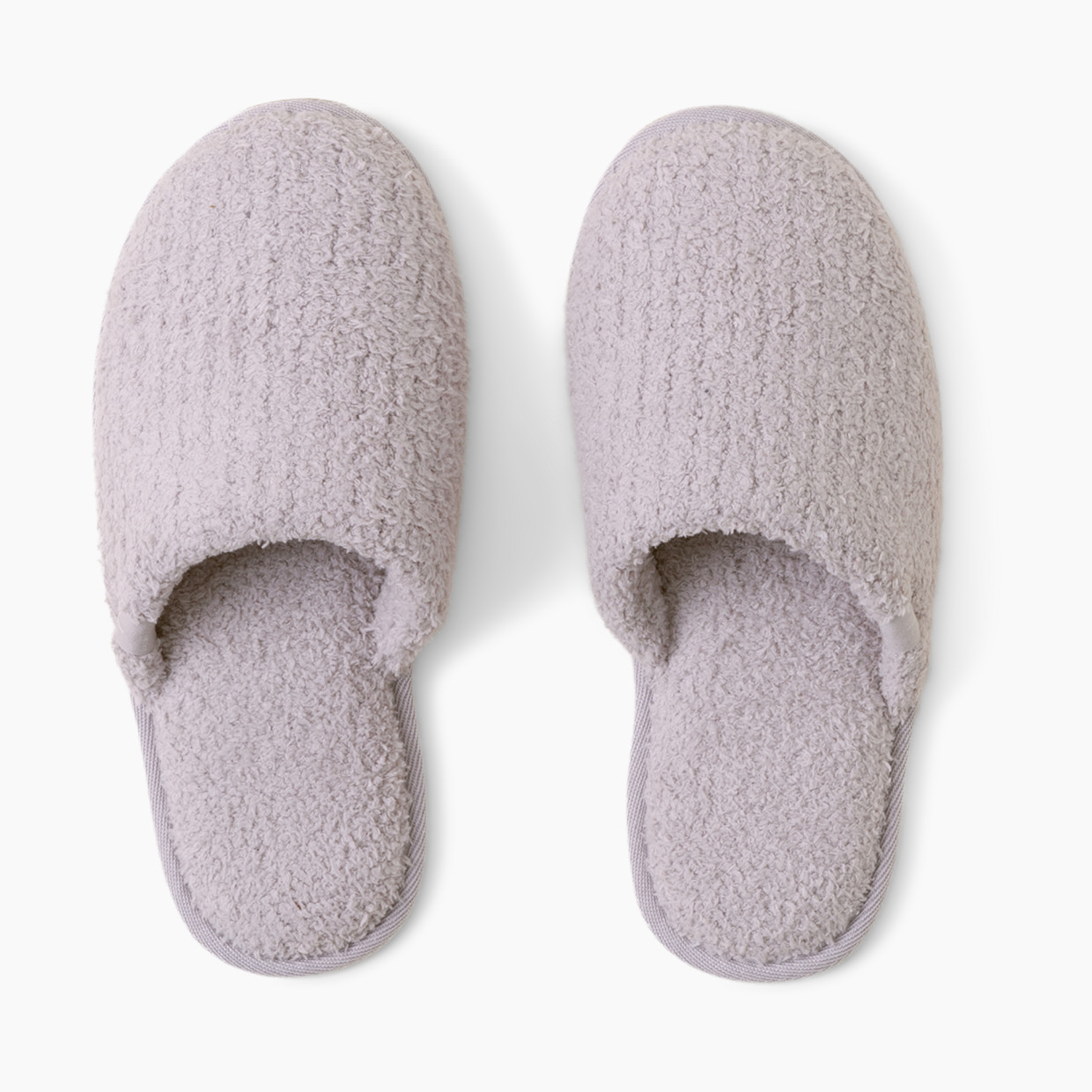 Barefoot Dreams CozyChic Ribbed Slipper - Silver Ice, S.