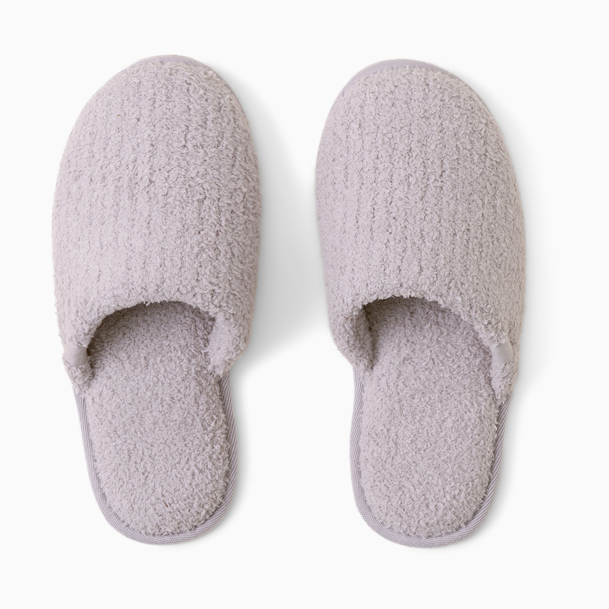 Barefoot Dreams CozyChic Ribbed Slipper - Silver Ice, M.