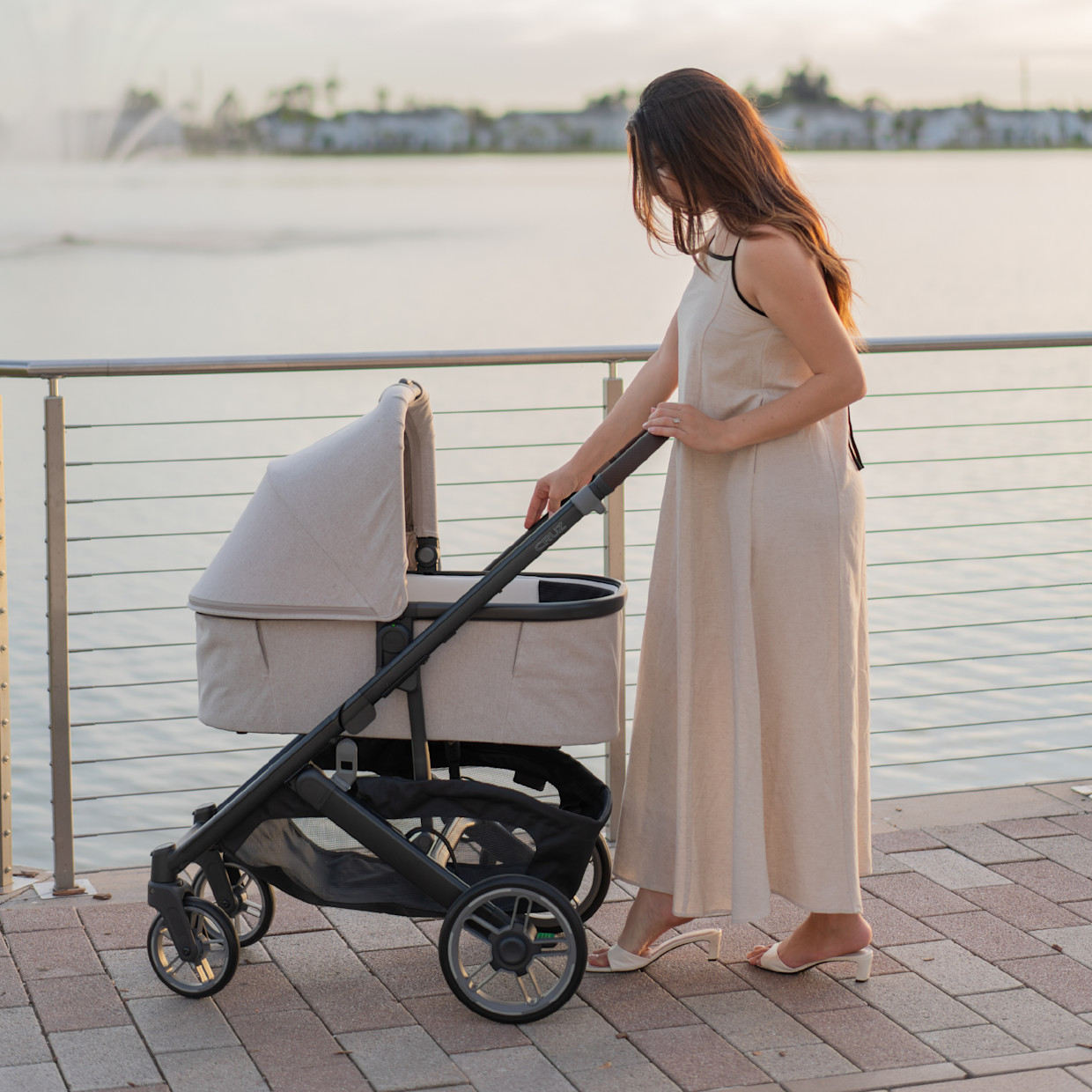 UPPAbaby Cruz V3 Stroller & Bassinet V3 Bundle - Evelyn.