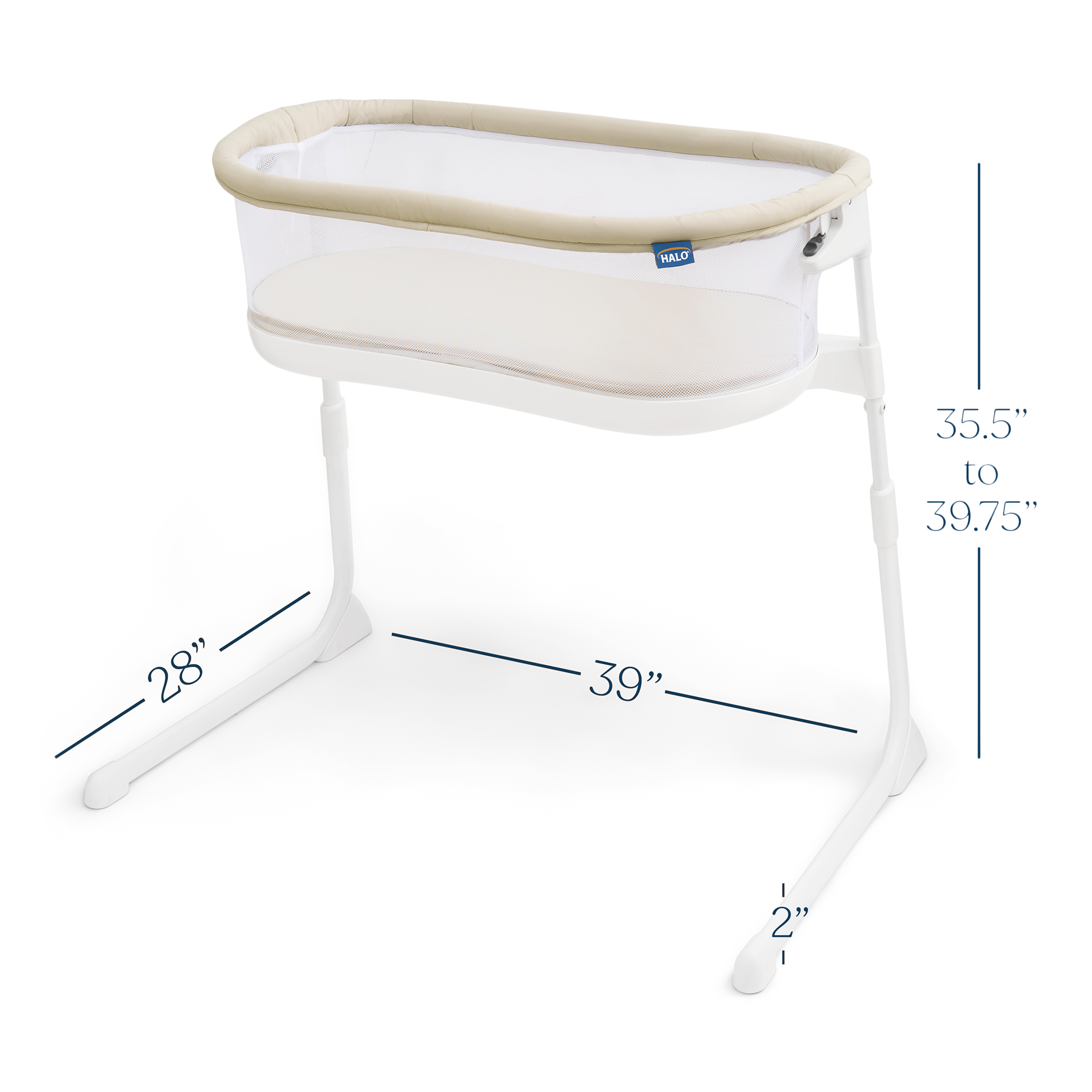 Halo BassiNest Lite - Oat.