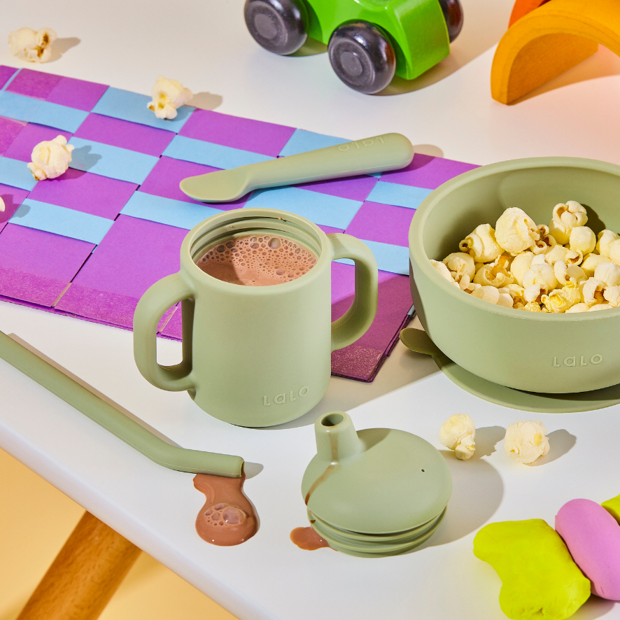 Lalo First Bites Starter Kit - Sage.