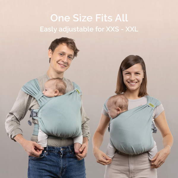 Boba Bliss Baby Carrier - Sea Mist.