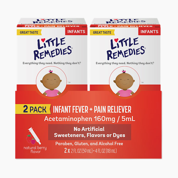 Little Remedies Infant Fever & Pain Reliever (2 Pack).