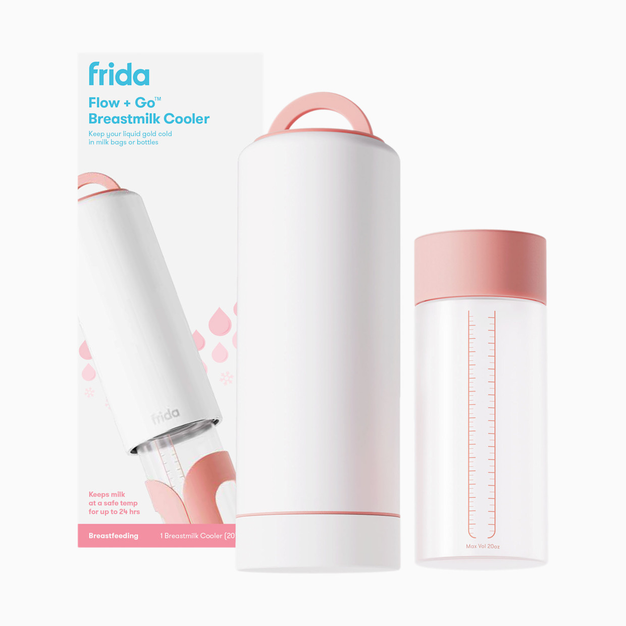 Frida Mom Flow + Go Breastmilk Cooler.