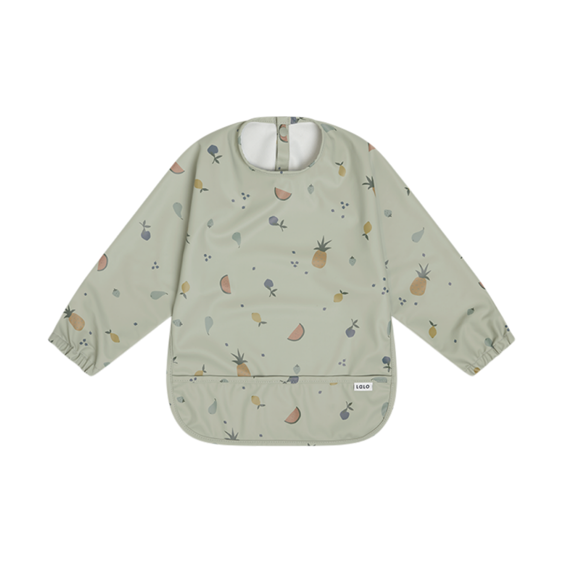 Lalo Smock Bib - Sage Print.