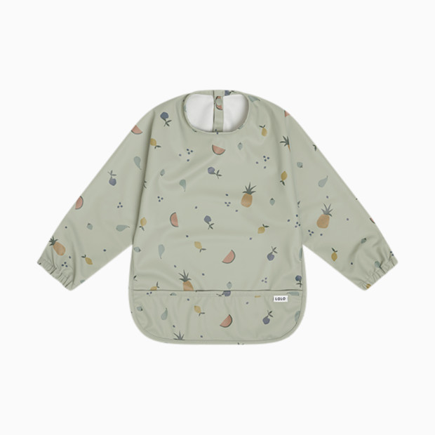 Lalo Smock Bib - Sage Print.