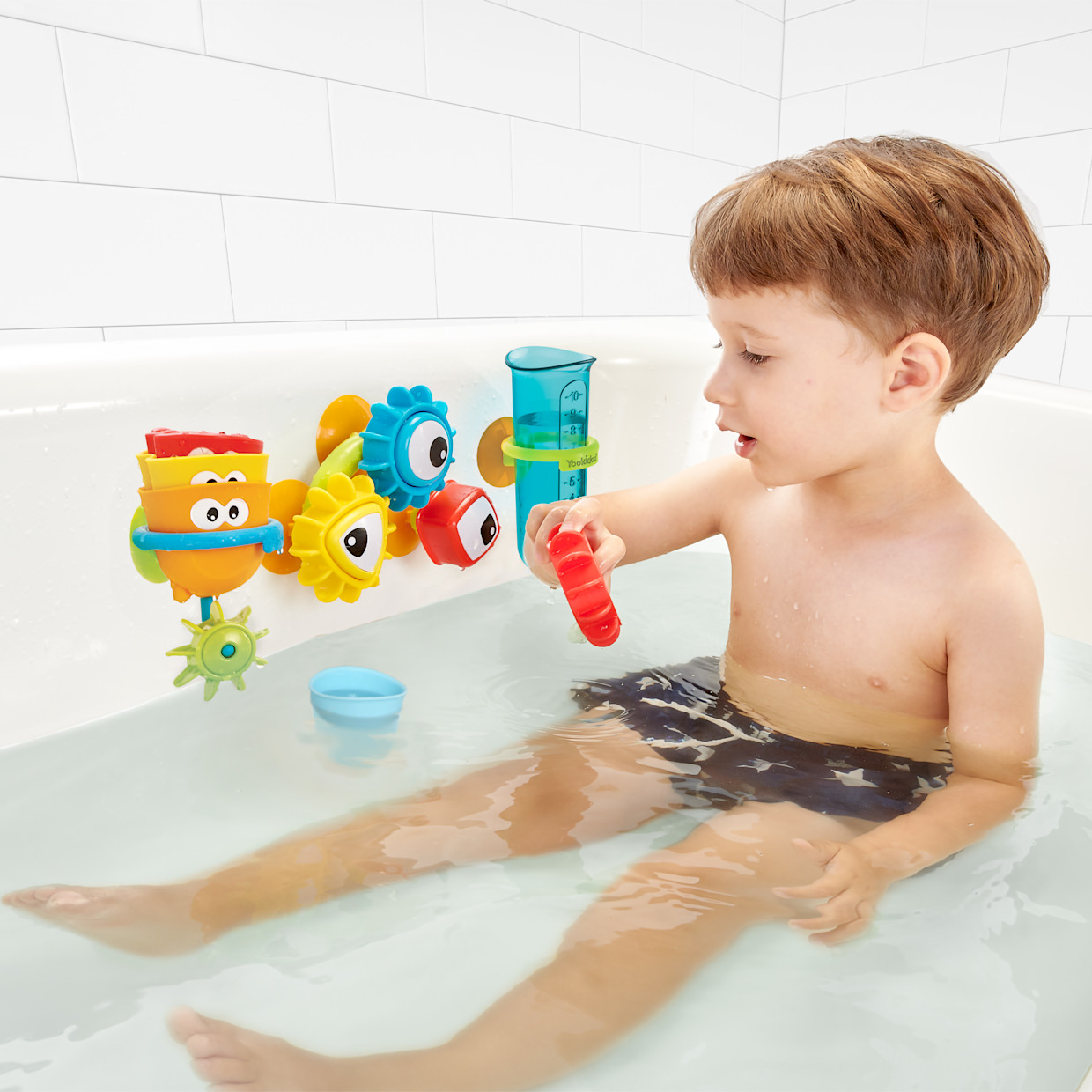 Yookidoo Cups 'N' Gears Water Bath Toy Set.