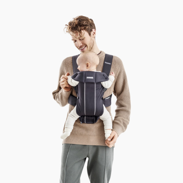 Babybjörn Baby Carrier Mini + Free $15 Babylist Gift Card - Anthracite 3 D Mesh.