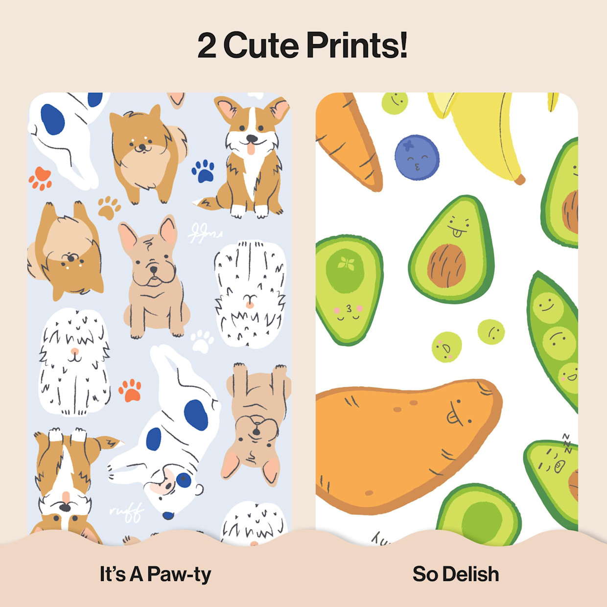 The Honest Company Clean Conscious Disposable Diapers Size 6-7 - So Delish + It's A Pawty, Size 6, 40 Count.