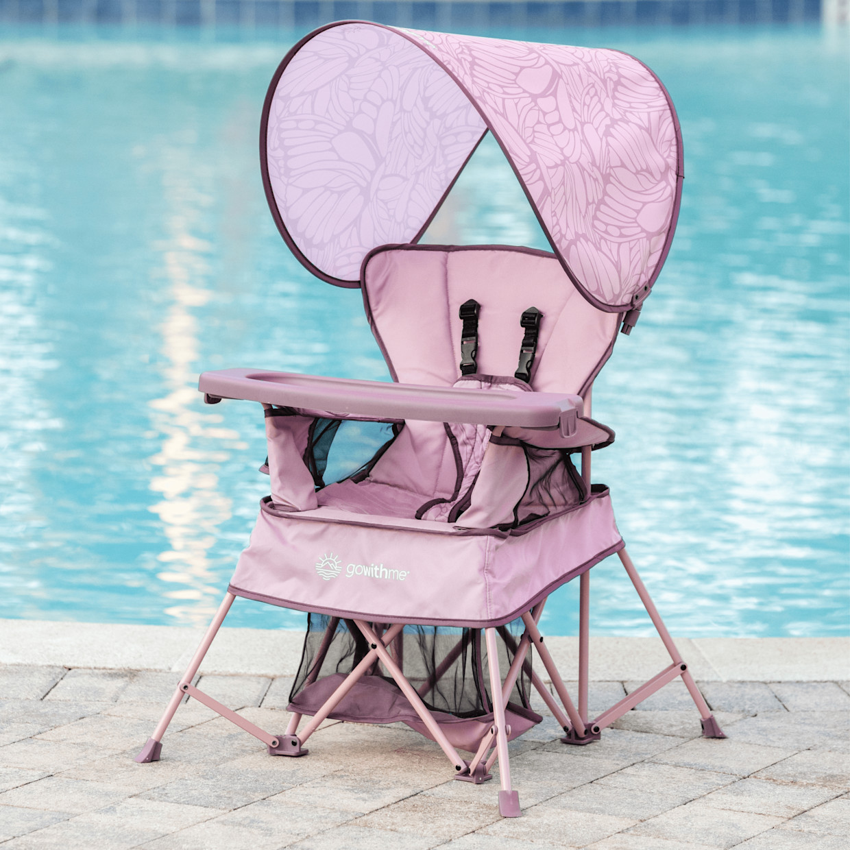 Baby Delight Go With Me Venture Deluxe Portable Chair - Canyon Rose.
