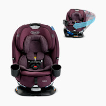 Graco Turn2Me 3-in-1 Rotating Convertible Car Seat, London, Featuring Headrest and Harness Adjust, Easy Installation and Steel Reinforced Frame