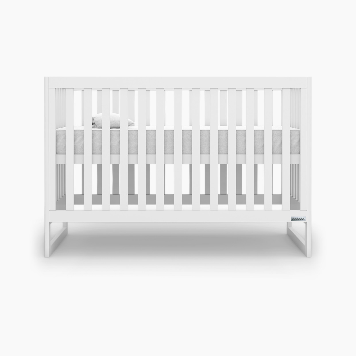 dadada Austin 3-in-1 Convertible Crib - White.