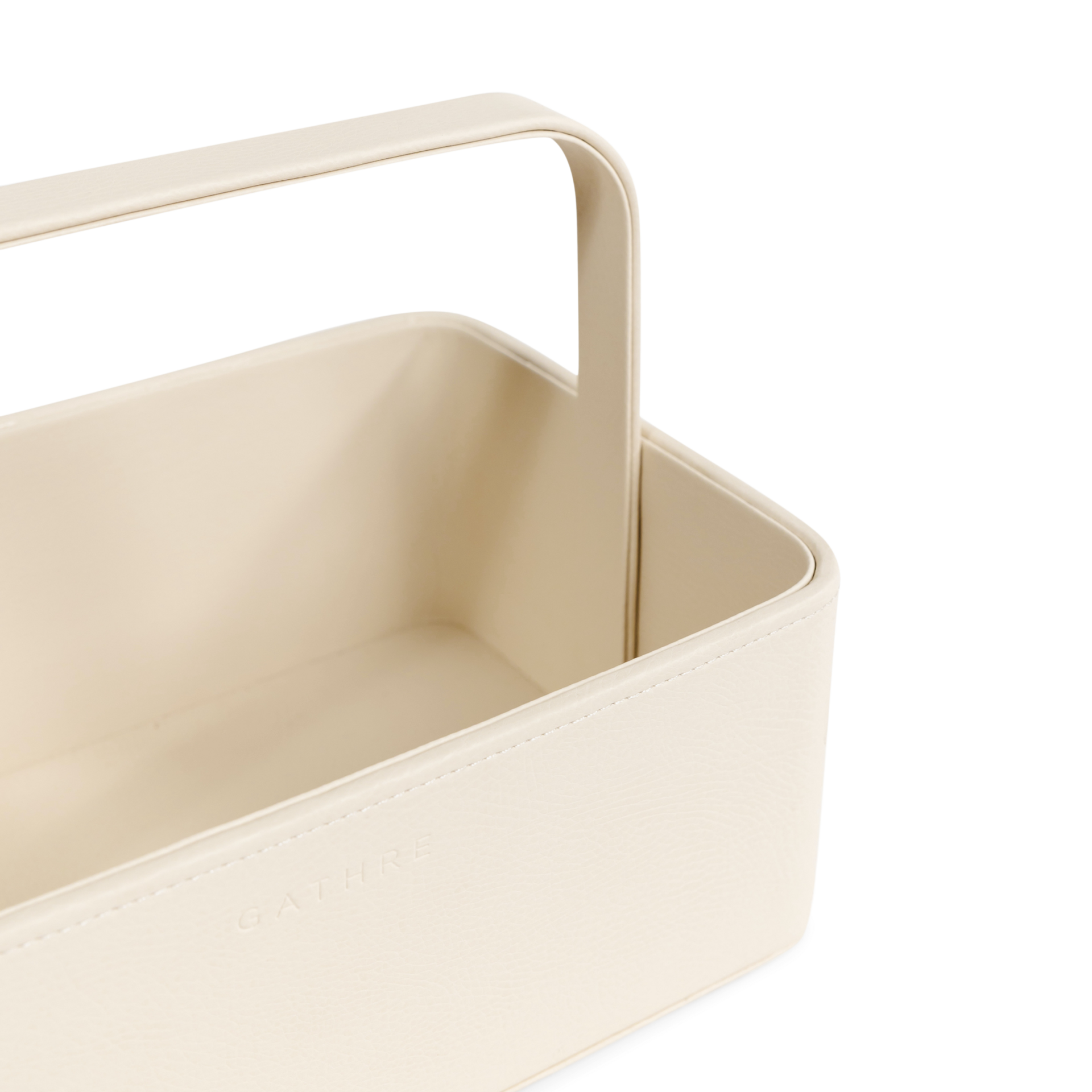 Gathre Small Nursery Diaper Caddy - Ivory.