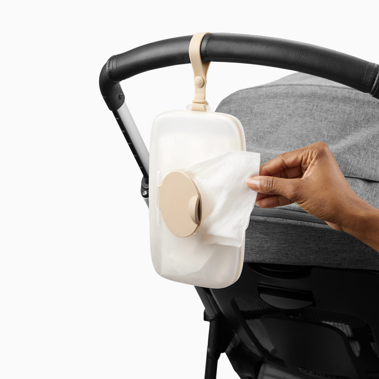 Skip Hop Grab & Go Snug Seal Wipes Case - Oat.