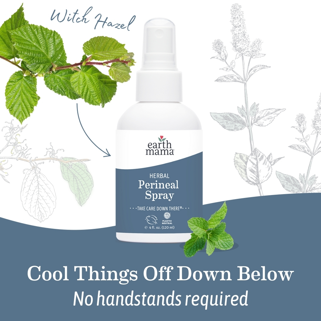 Earth Mama Herbal Perineal Spray.