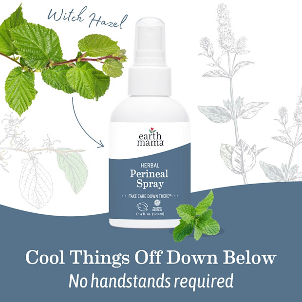 Earth Mama Herbal Perineal Spray.