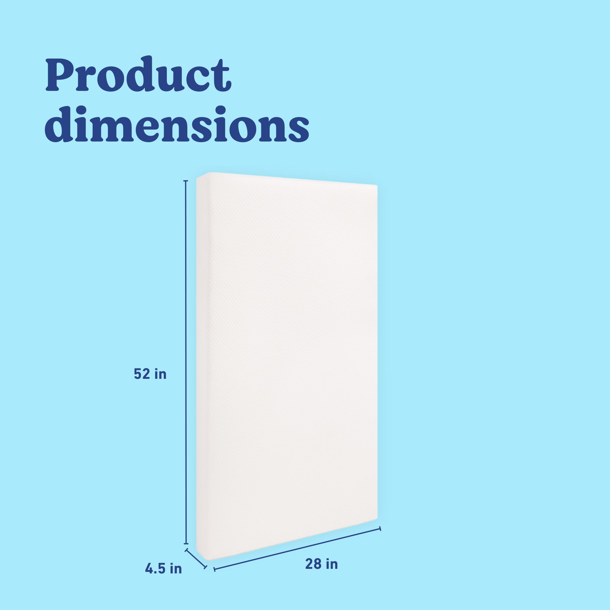 Graco Premium Foam Crib & Toddler Mattress - White.