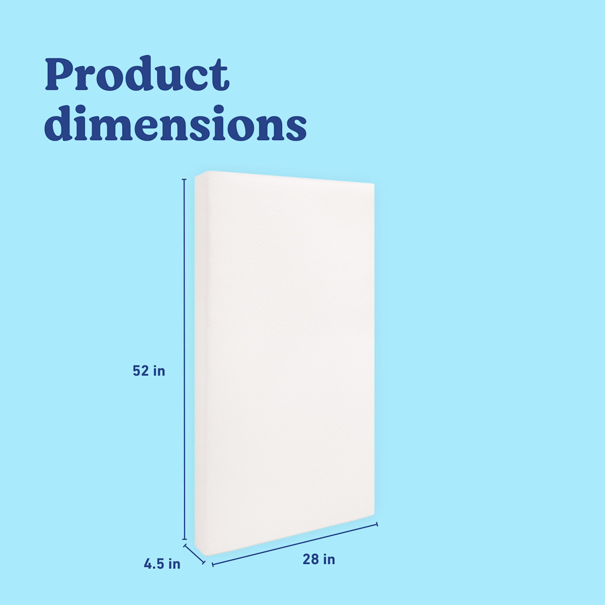 Graco Premium Foam Crib & Toddler Mattress - White.