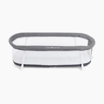 Baby Delight Snuggle Nest Bassinet, Portable Baby Bed, for Infants 0 – 5 Months, Charcoal Tweed