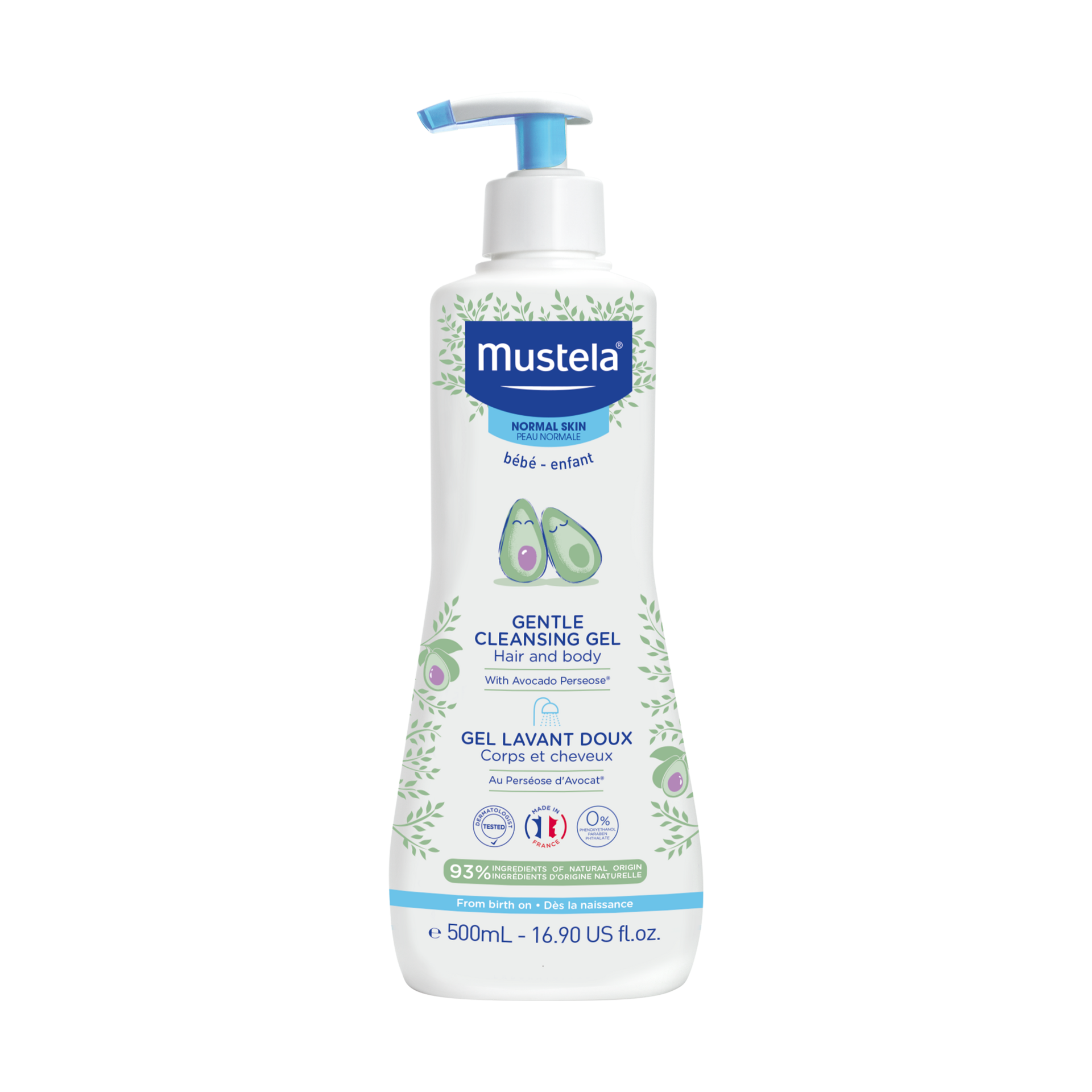 Mustela Gentle Cleansing Gel.