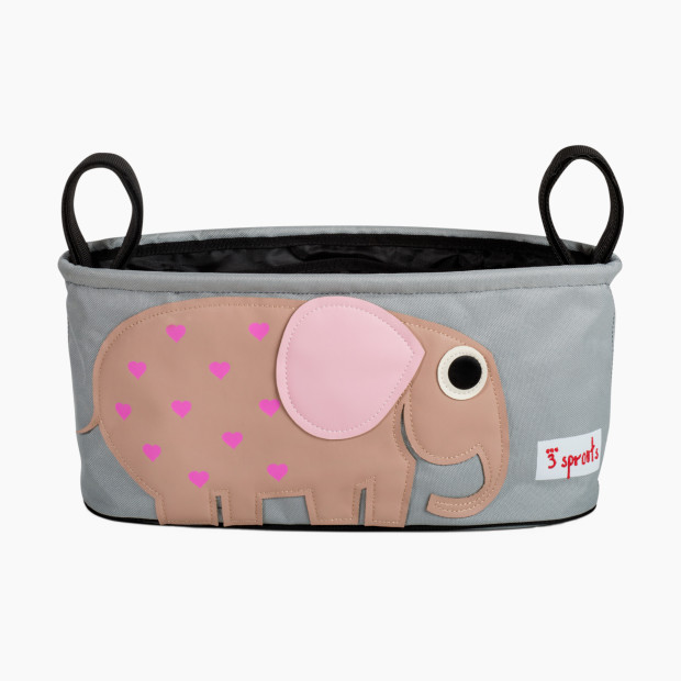 3 Sprouts Stroller Organizer - Pink Elephant.