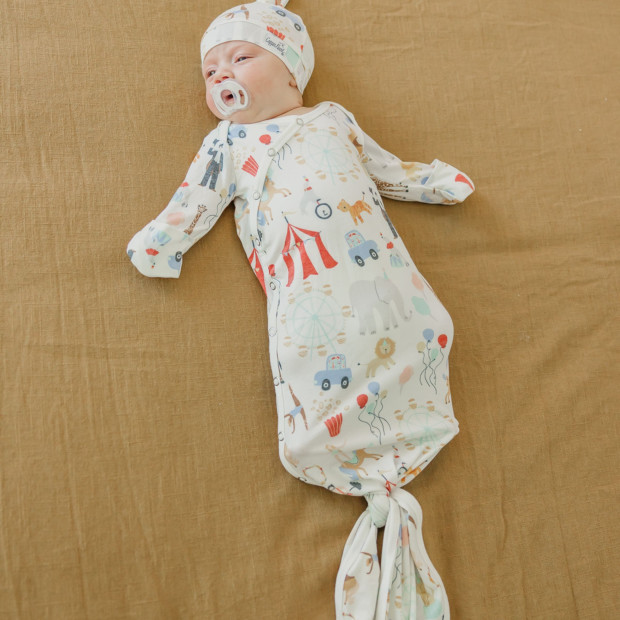 Copper Pearl Knotted Gown - Bailey, 0-4 M.