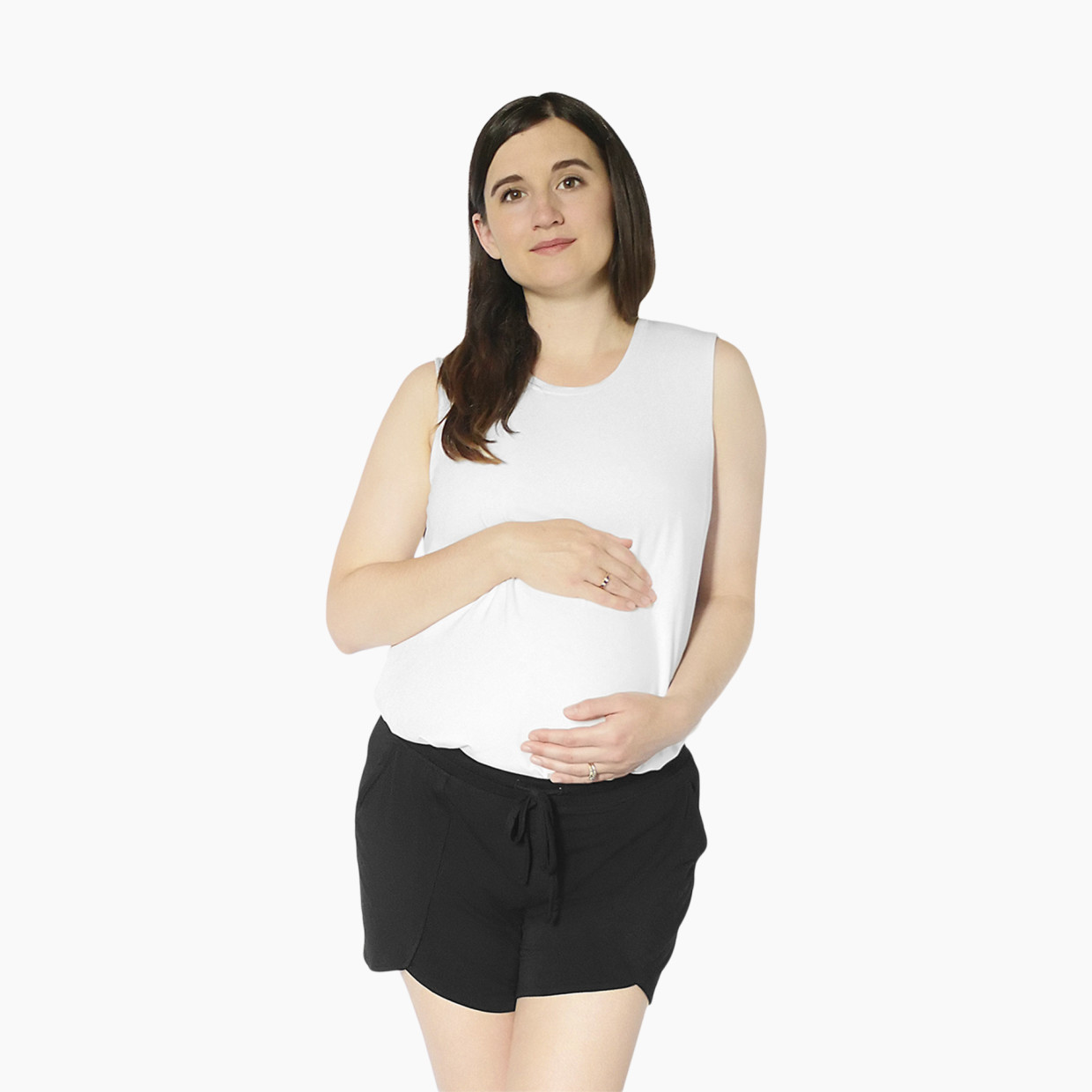 Kindred Bravely Nursing/Maternity Tank in White