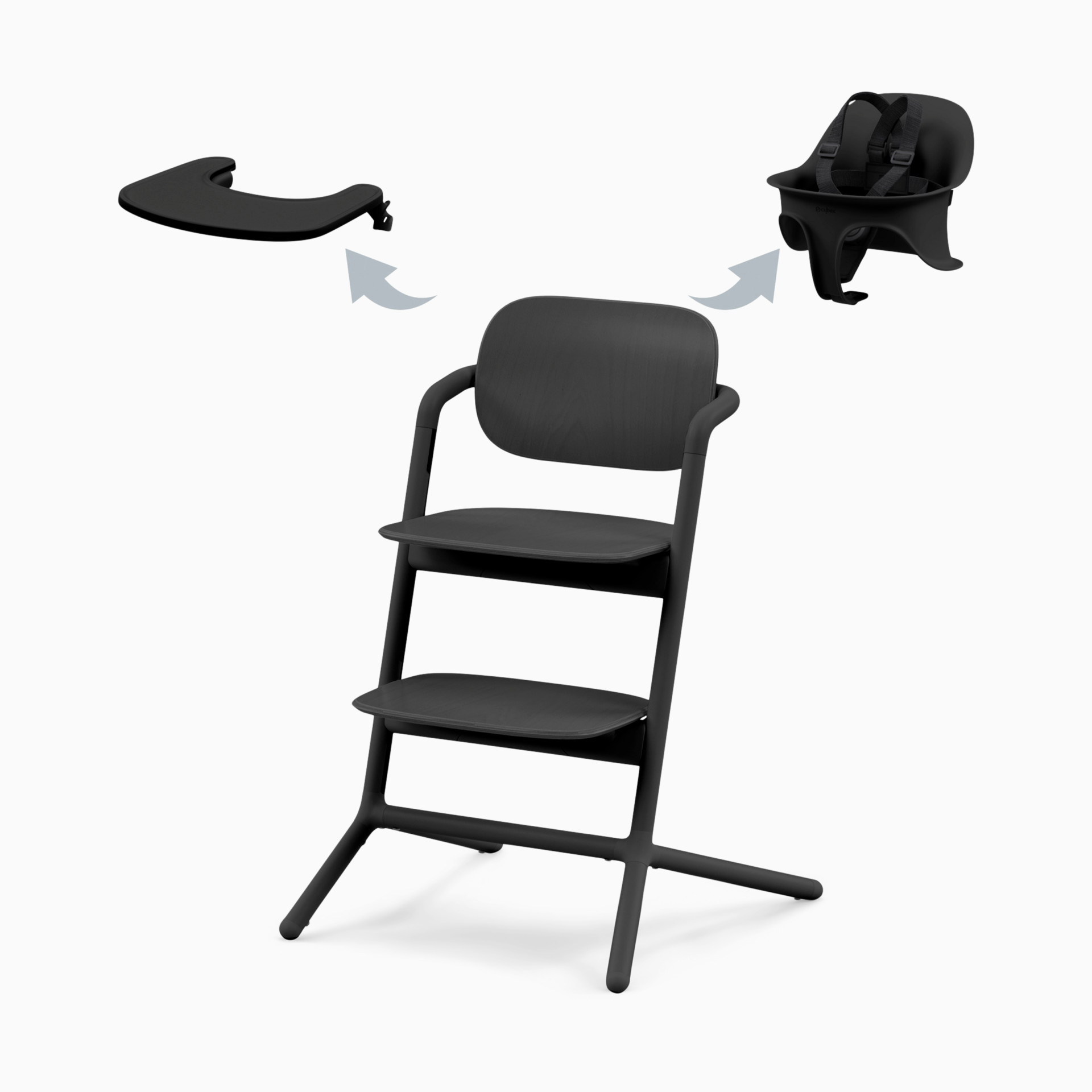 Cybex Lemo Chair ハイチェア セット売り インフィニティ　黒 f0e39af5fcfe23995fa02dc04efb69