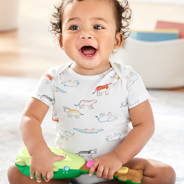 Skip Hop Farmstand Rock-A-Mole Guitar Toy.