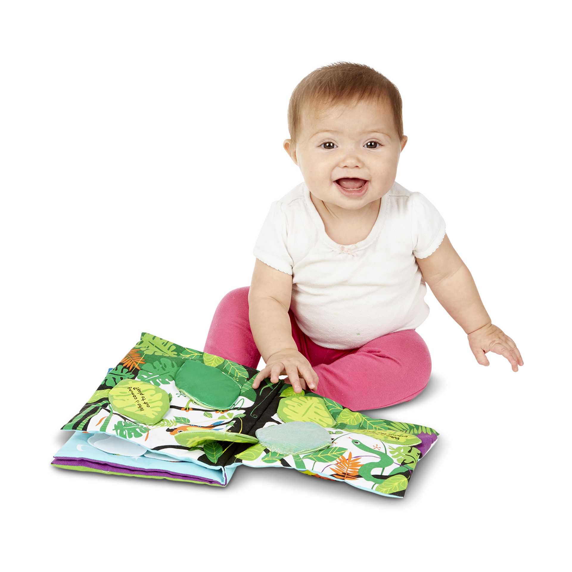 Melissa & Doug The Wonderful World of Peekaboo! Soft Book.