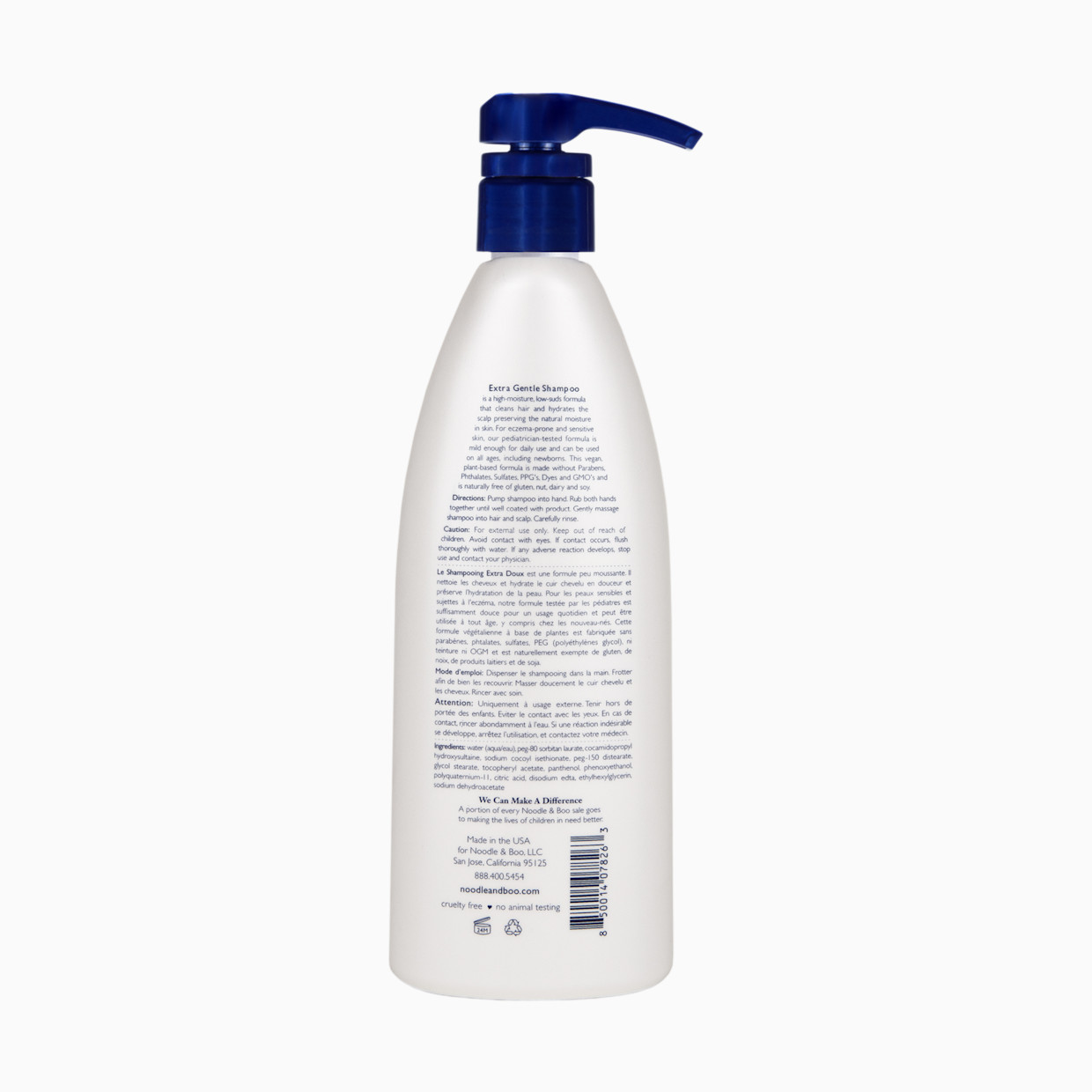 Noodle & Boo Extra Gentle Shampoo - Fragrance Free, 16 Oz.