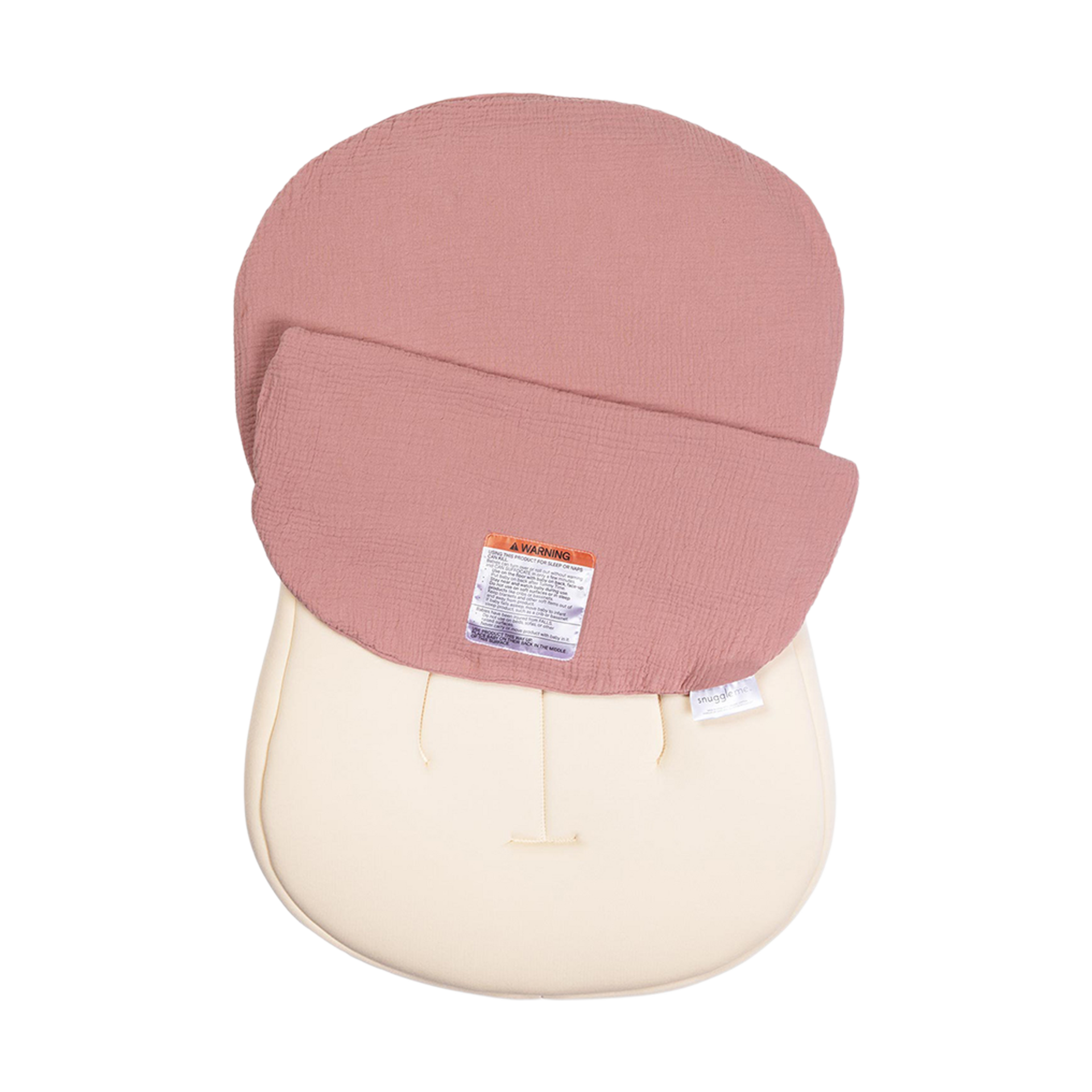 Snuggle Me Organic Infant Lounger Curve Muslin Cover.