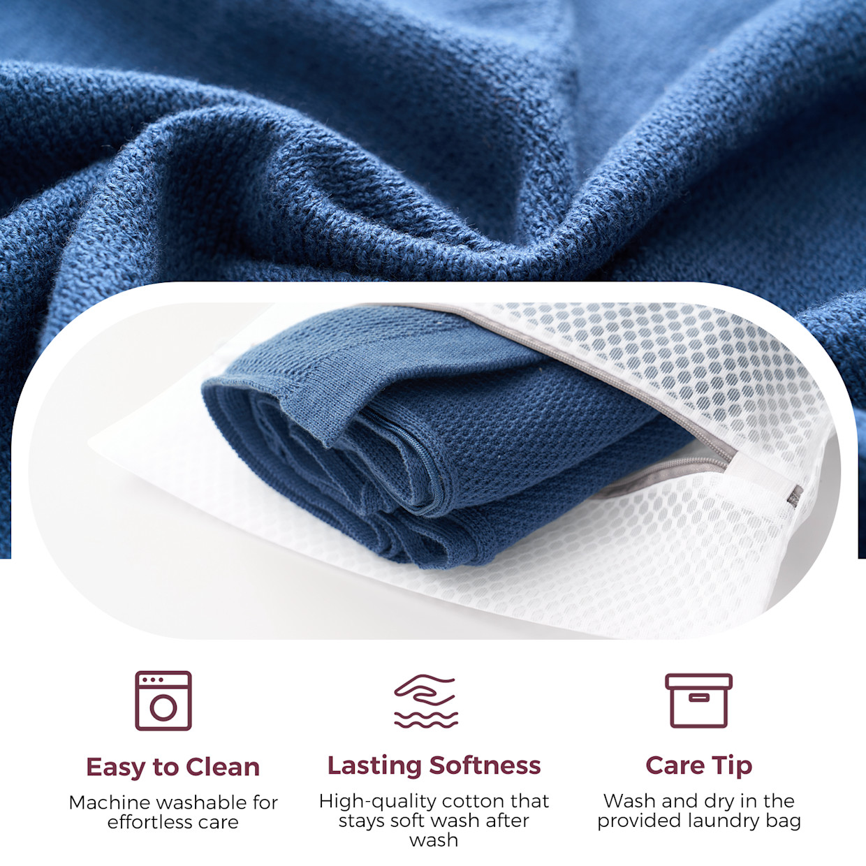 Momcozy Ultra-Light Nursing Cover - Dark Blue.