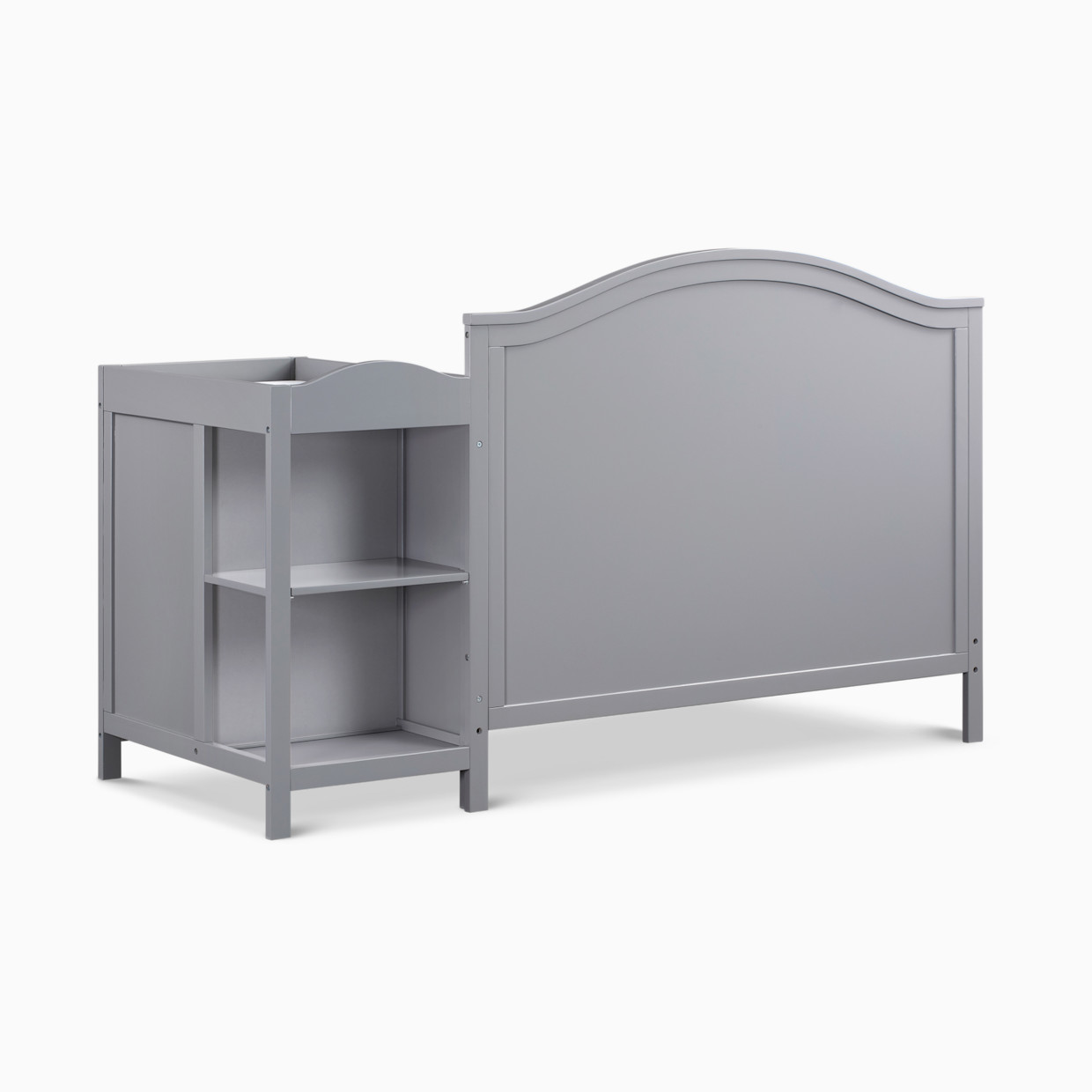 daVinci Charlie 4-in-1 Convertible Crib and Changer Combo - Grey.