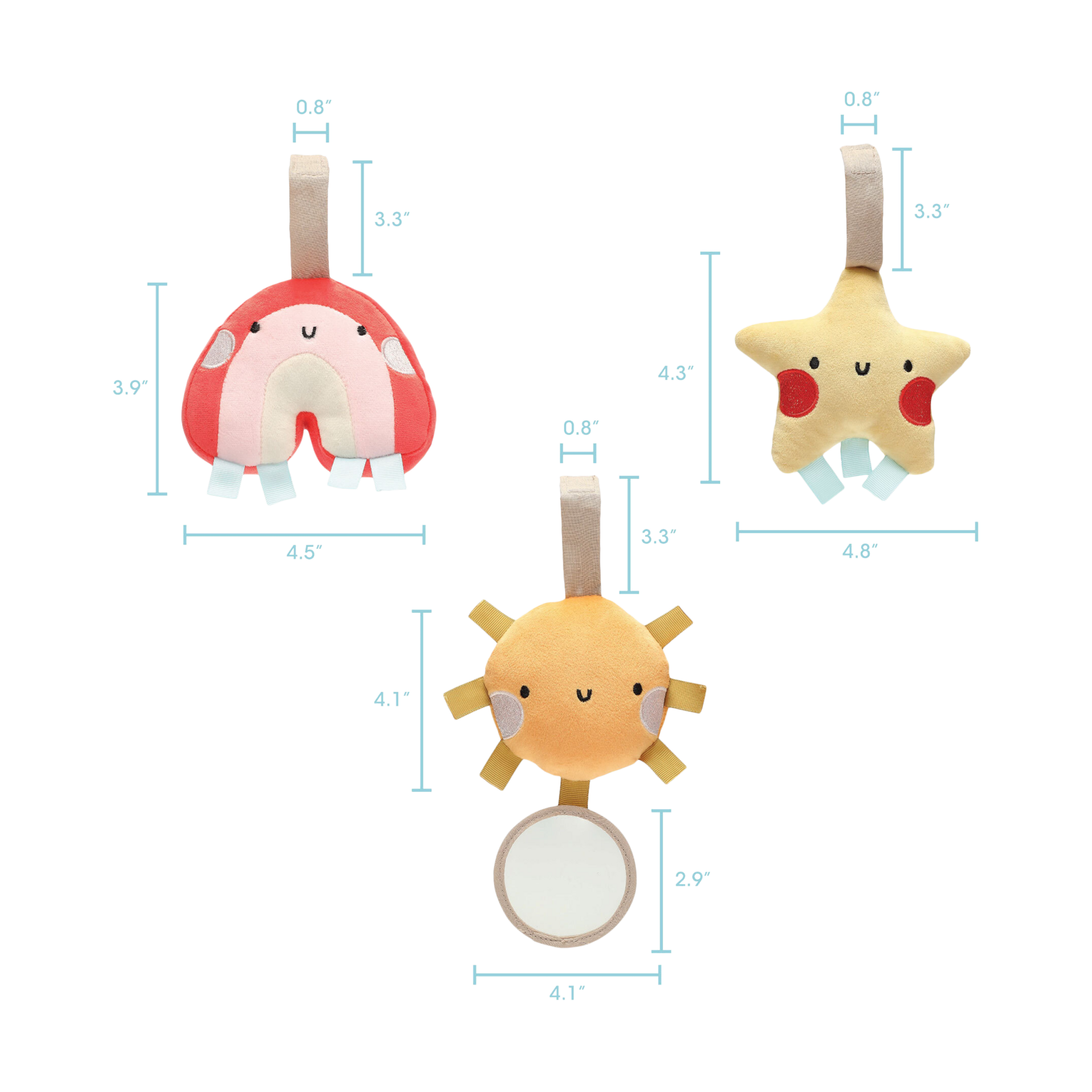 Pearhead Baby Stroller Toy Set.