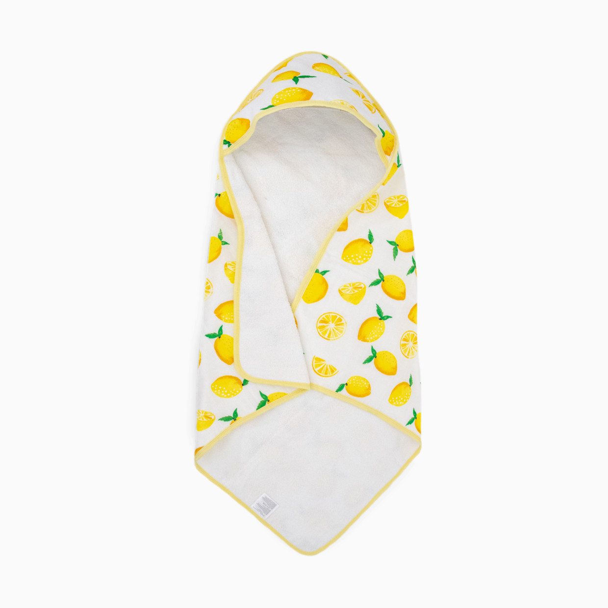 Little Unicorn Cotton Muslin & Terry Infant Hooded Towel - Lemon.
