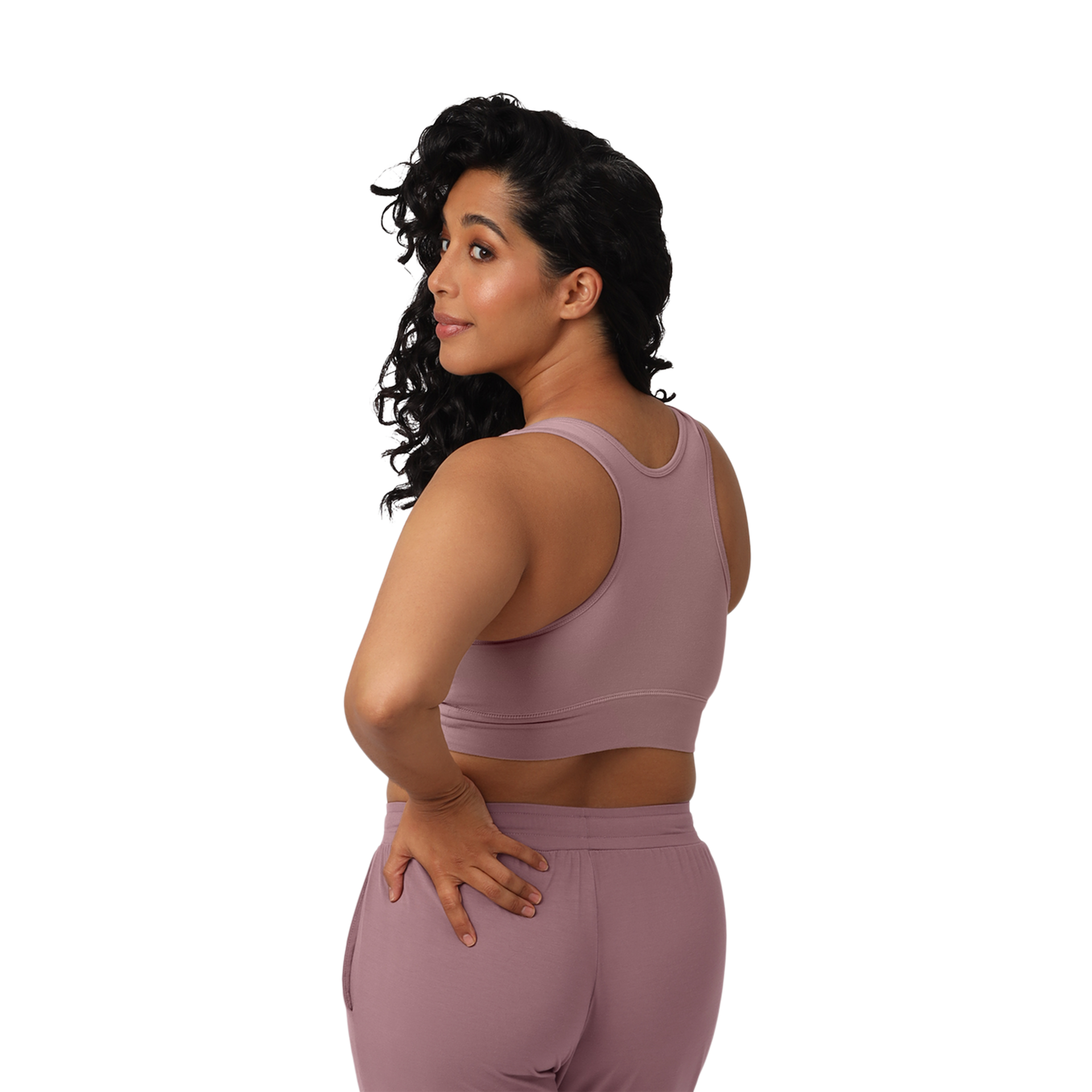 Kindred Bravely French Terry Racerback Nursing & Sleep Bra - Twilight, Medium.