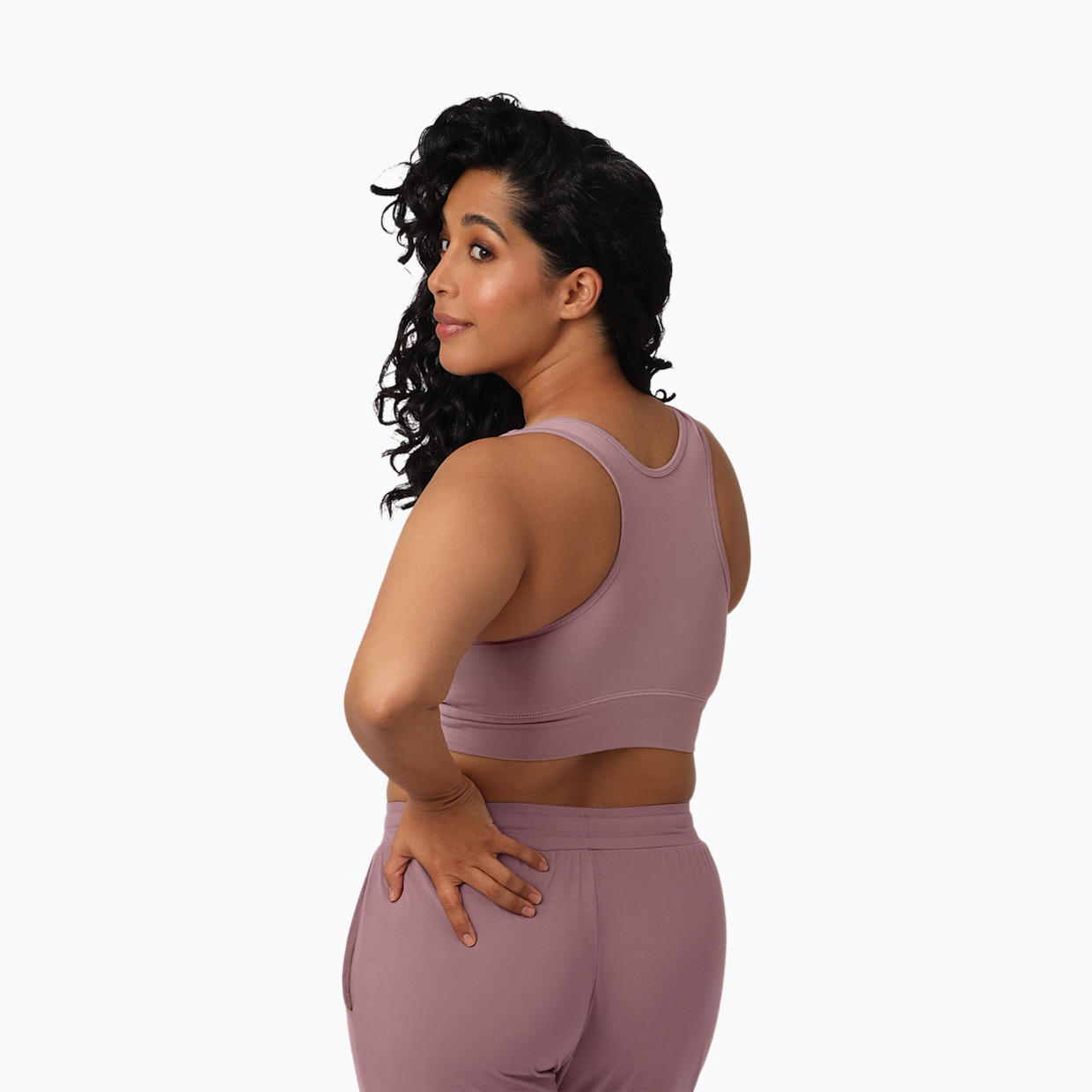 Kindred Bravely French Terry Racerback Nursing & Sleep Bra - Twilight, 1X.